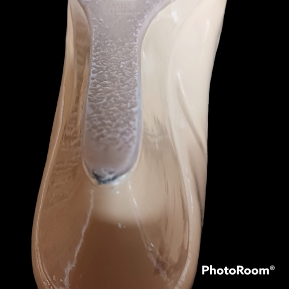 Kate Spade Beige/Caramel Leather Womens Theresa Open Toe Wedge Pumps Siz… - Picture 7 of 14